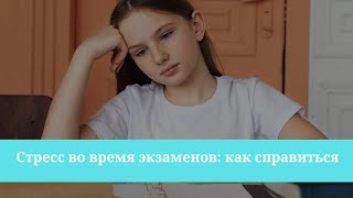 Стресс во время экзаменов: как справиться