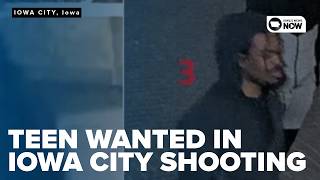 Teen wanted after Iowa City shooting injures five