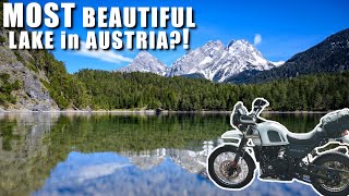 [ENG中文 SUB] Visiting The MOST BEAUTIFUL LAKE in AUSTRIA by Motorbike