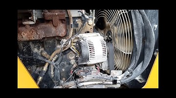 CATERPILLAR  422F BACKHoe LOADER BATTERY DISCHARGING AND WRONG CONNECTION ON THE ALTERNATOR