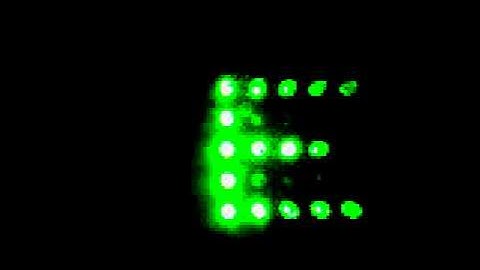 5x5LED Matrix Scrolling Text