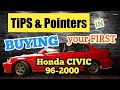 Honda Civic EK: Buying Tips