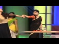 Cute Saranya Mohan First Time Navel Show