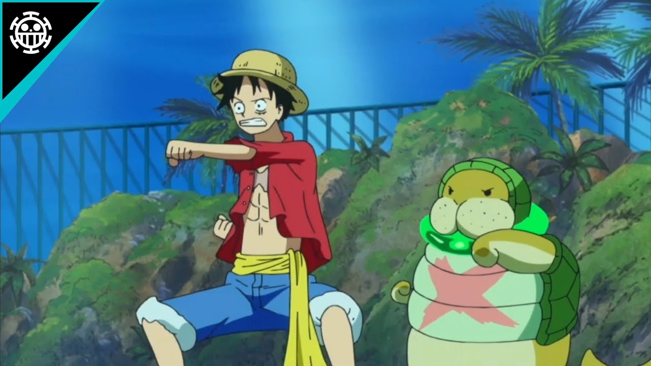 O treinamento de Luffy. #animes #onepiece #luffyonepiece #animesluta #