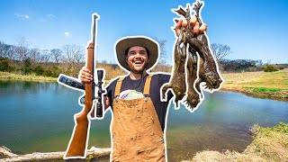 Backyard Bullfrog Hunting Catch Clean Cook