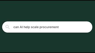 Can AI Help Scale Procurement Final