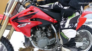 Honda Cr85 2-Stroke - Winter Coldstart Soundcheck Braaps Raw Sound