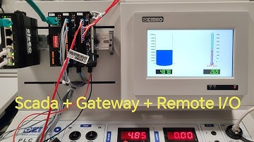 ✅ EMKO Gateway ile SCADA Entegrasyonu: Uzak - Dağınık I/O  Modülleri + ModbusPoll Veri Okuma #scada
