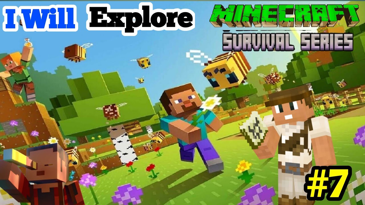 I Will Explore My World Elfi kingdom || Minecraft survival series #7 ...