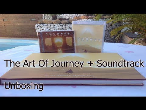 The Art Of Journey Artbook and Soundtrack Unboxing PT-BR