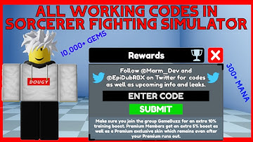 Sorcerer Fighting Sim | ALL Working Codes (April 2021)
