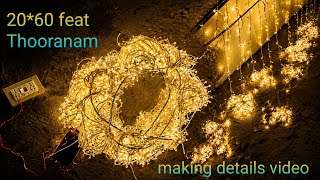 12v pixel SMD set 20*60 feat full set Thooranam making video ✴️💡#electrical #thooranamlight