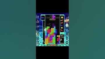 テトリス９９　Ｔスピントリプル積みとＴスピントリプル消し #shorts