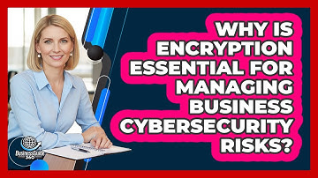 Why Is Encryption Essential For Managing Business Cybersecurity Risks? - BusinessGuide360.com