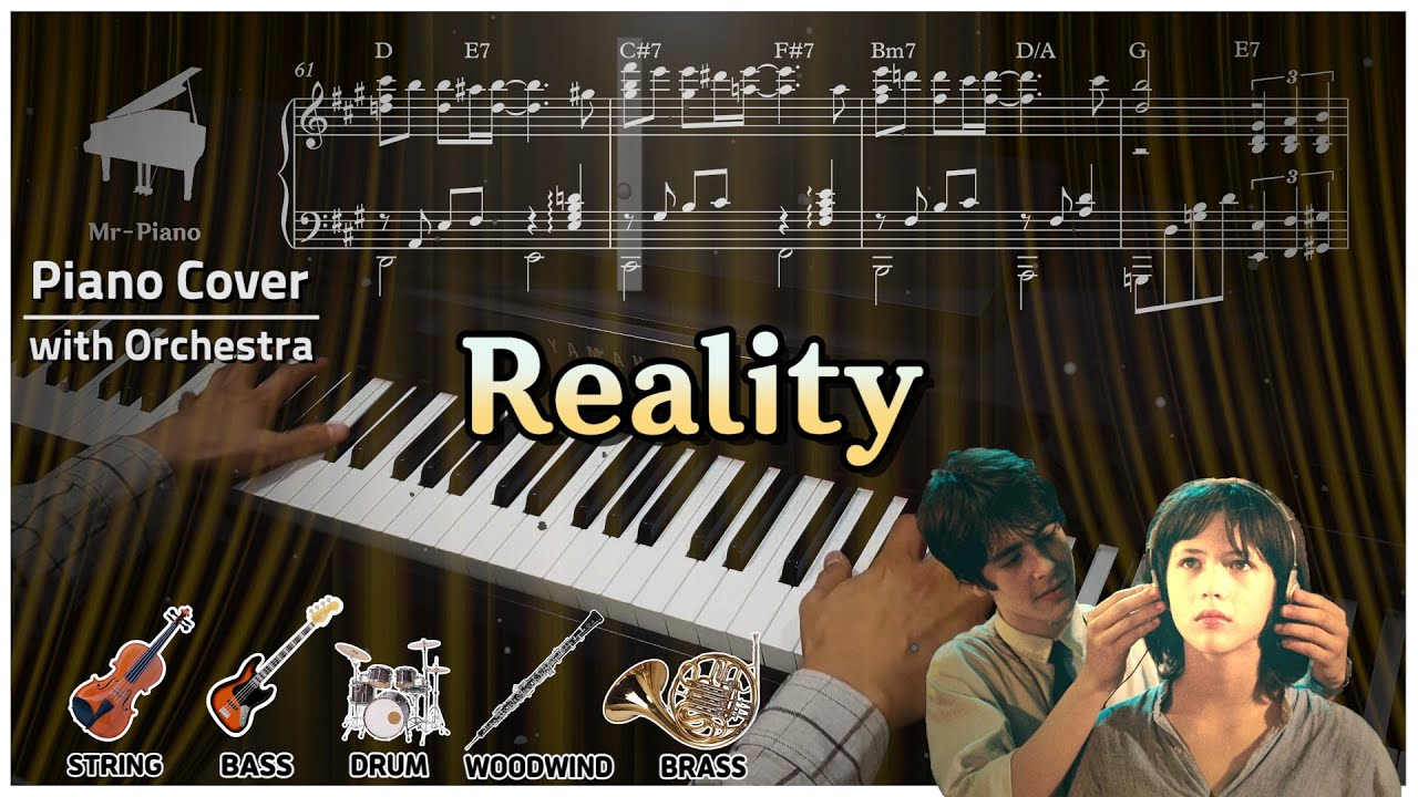 [OST] Reality / Richard Sanderson (with lyrics) _ Mr-Piano〔HQ〕 - YouTube