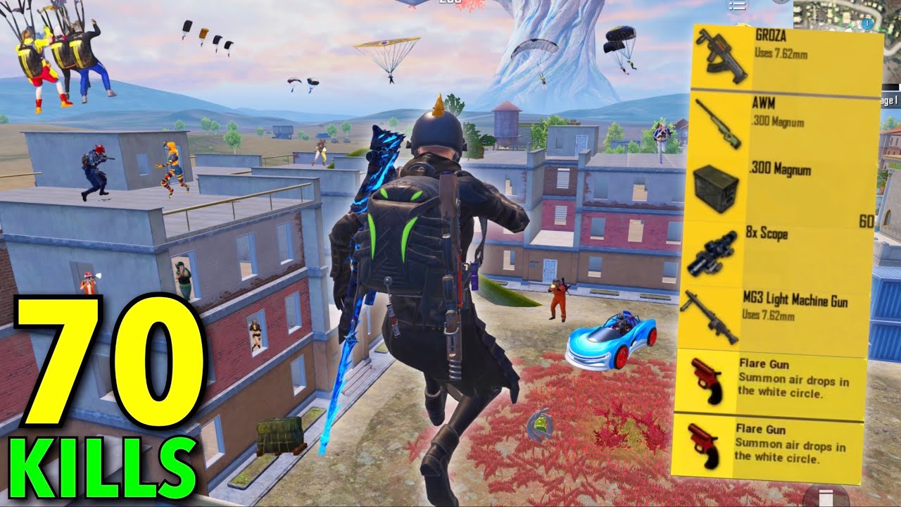 70 Kills!😱 IN 20 MINUTES FASTEST GAMEPLAY with BEST LOOT😍 PUBG Mobile - BGMI