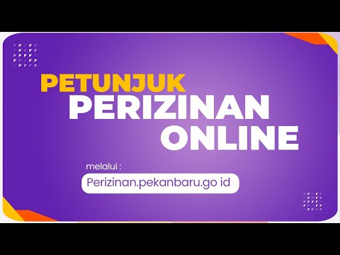 Video petunjuk perizinan online Dpmptsp