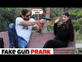 Fake gun proposing prank on cute girl  part 8  funny reaction 