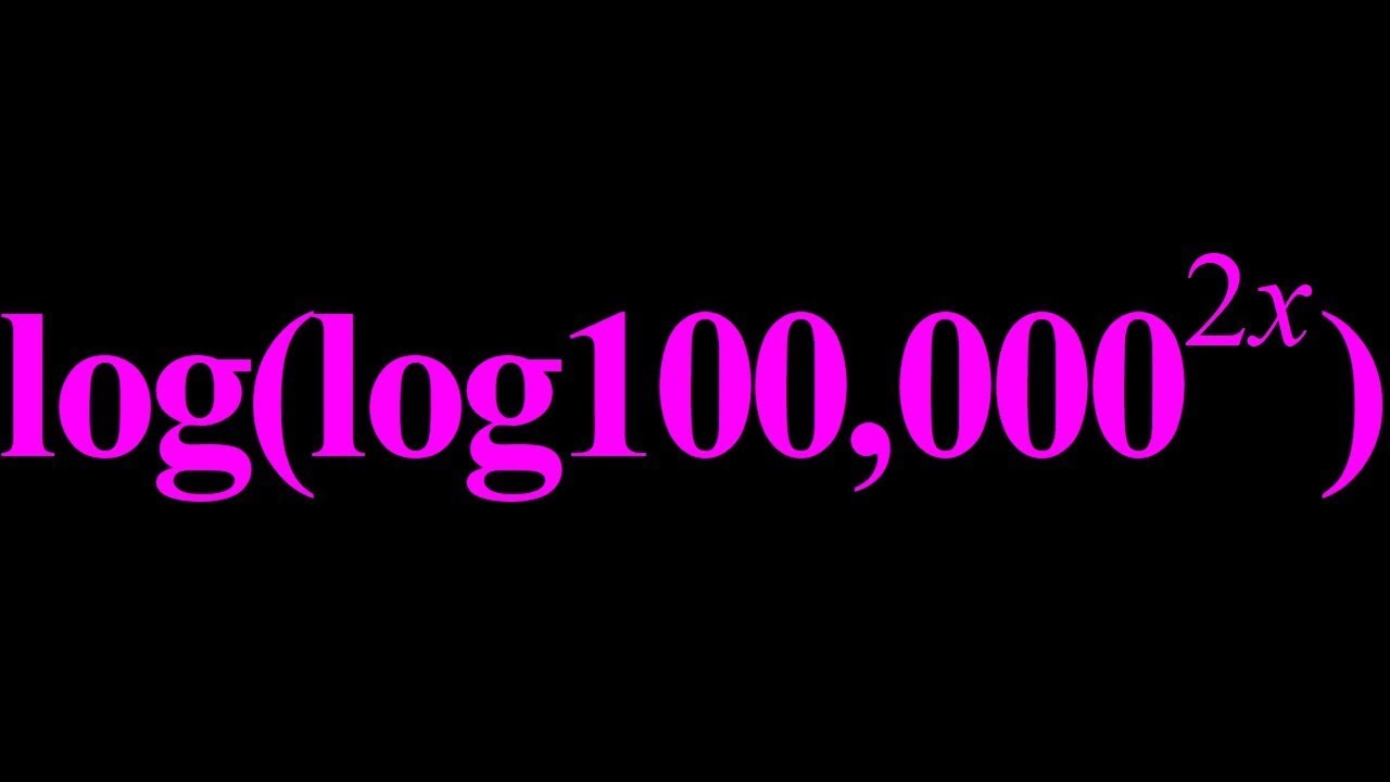 Estoy de Vuelta :) Simplificando Expresiones Logarítmicas  Ejercicio 1 II ElProfeJose