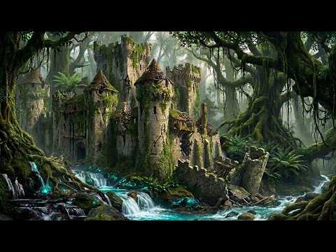 Mystical Waterfall Castle | Relaxing Celtic Music & Peaceful Irish Fantasy Melodies