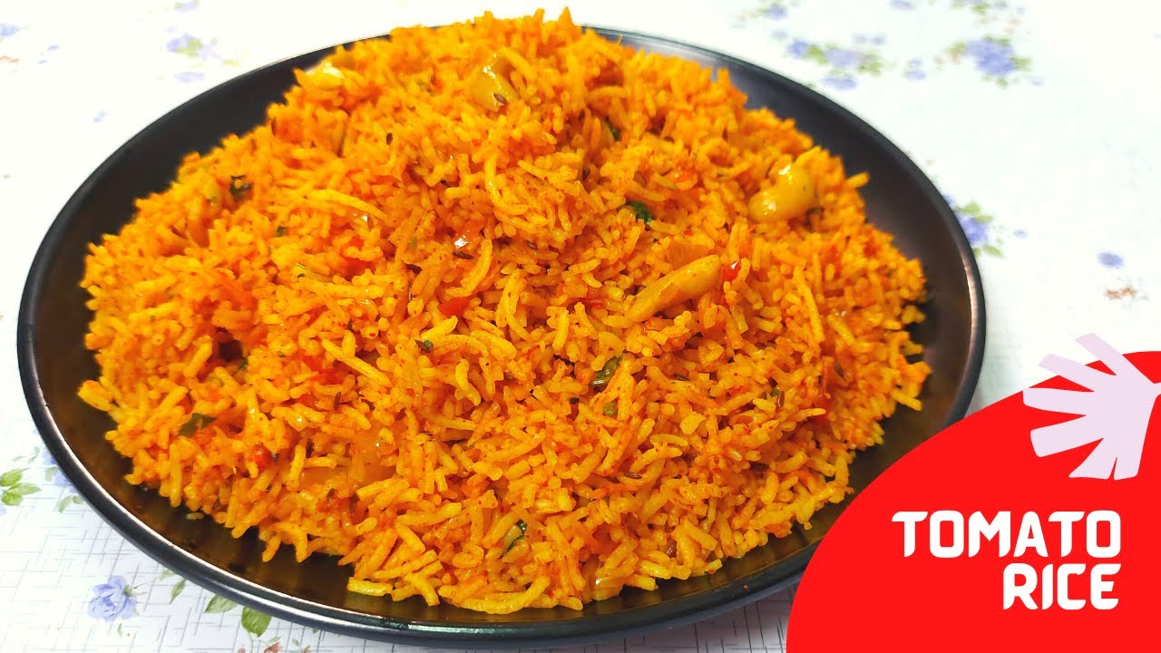 Tomato Rice Simple And Easy Tomato Rice Zoya Eats Youtube