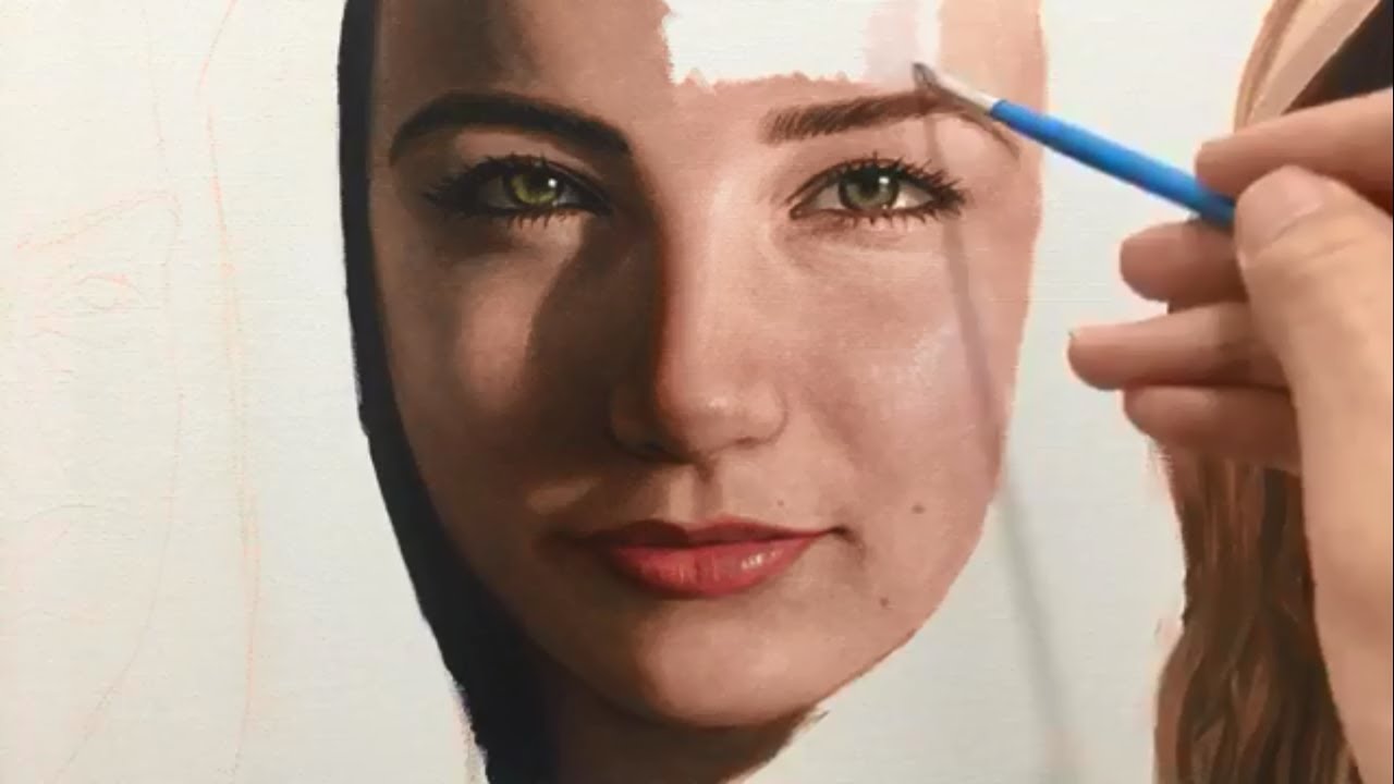 Real Time Painting 2 Hyperrealistic Art Millani Youtube