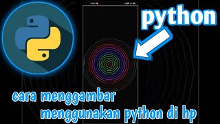 cara menggambar menggunakan python di hp #python #android