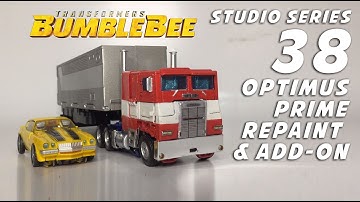 Transformers Studio Series 38 Optimus Prime : Repaint & Add-on