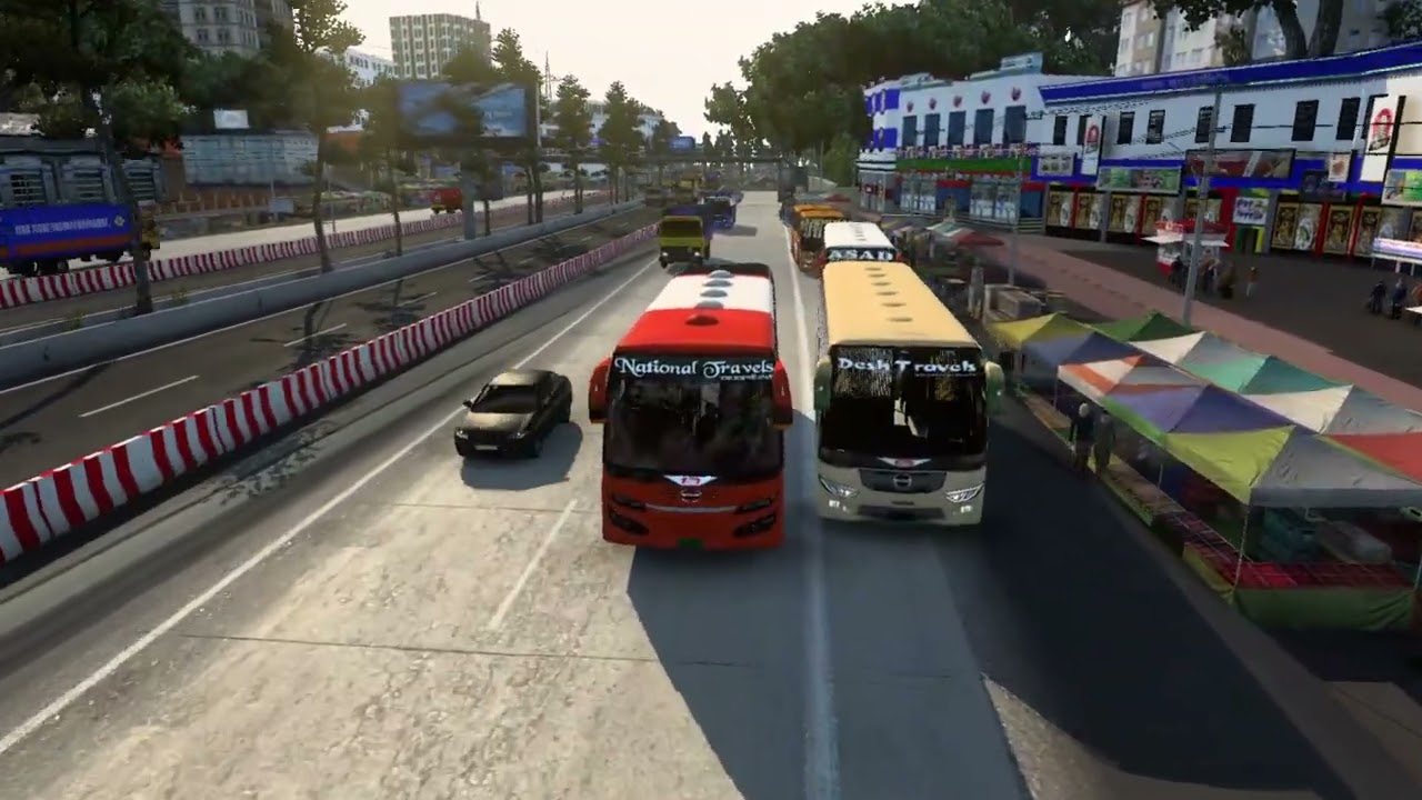 National Travels Ashok leyland Eagle 180 Prime | Dhaka - Rajshahi