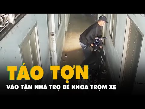 Video Táo tợn bẻ khóa lấy trộm xe máy đắt tiền dựng trước... - youtube
