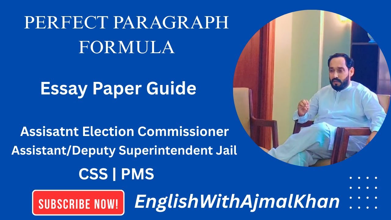 How to write a perfect paragraph | Essay Writing Tips |Assistant Election Commissioner | CSS | PMS