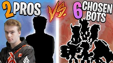 2 Pro Brawlhalla Players VS 6 Chosen Bots!!