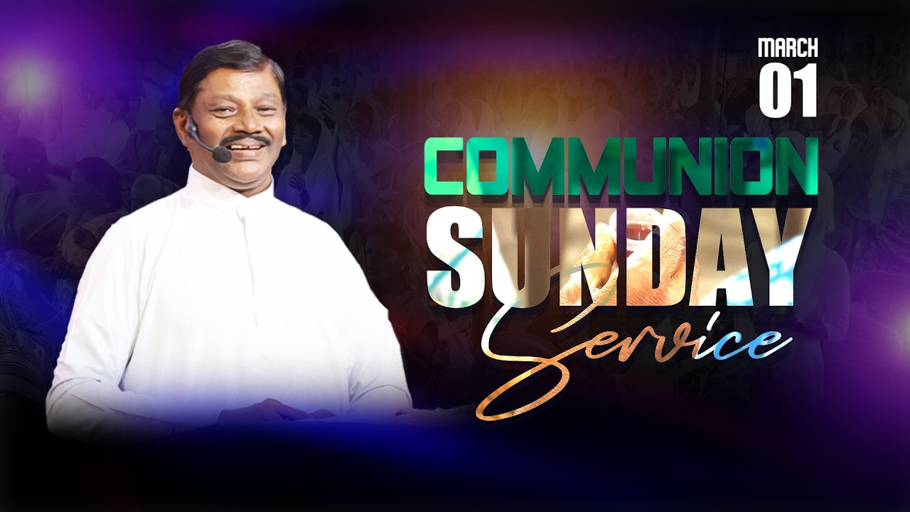 LIVE | Communion Sunday Service | 01 MAR 26 | Pas. E. Jeyaraj | IPA Church Kinathukadavu