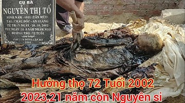 lấy cốt 21 năm chưa rã xác của bà cụ