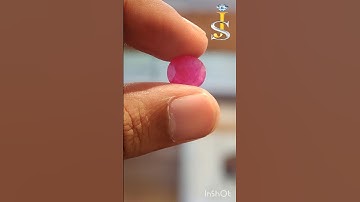 Original Ruby Stone with Certification | Genuine Ruby Gemstone by SJ_Gold