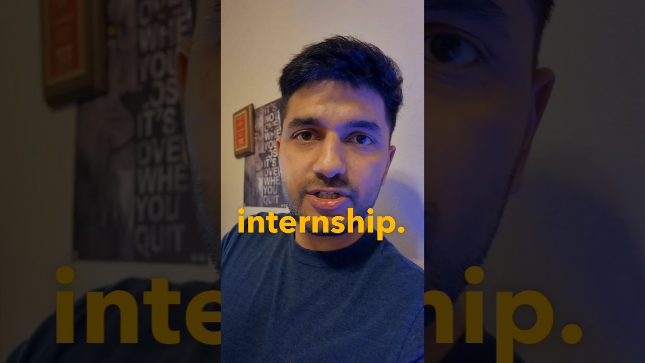 Internship Roadmap? 