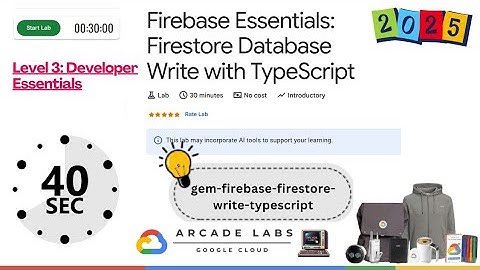 Firebase Essentials: Firestore Database Write with TypeScript[2025]  |Lab Solution #qwiklabs #arcade