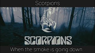 Scorpions - When The Smoke Is Going Down (subtitulos español-inglés)