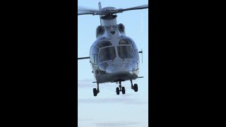 VIP вертолет. Взлет с площадки в Шереметьево. Eurocopter EC 155 B1