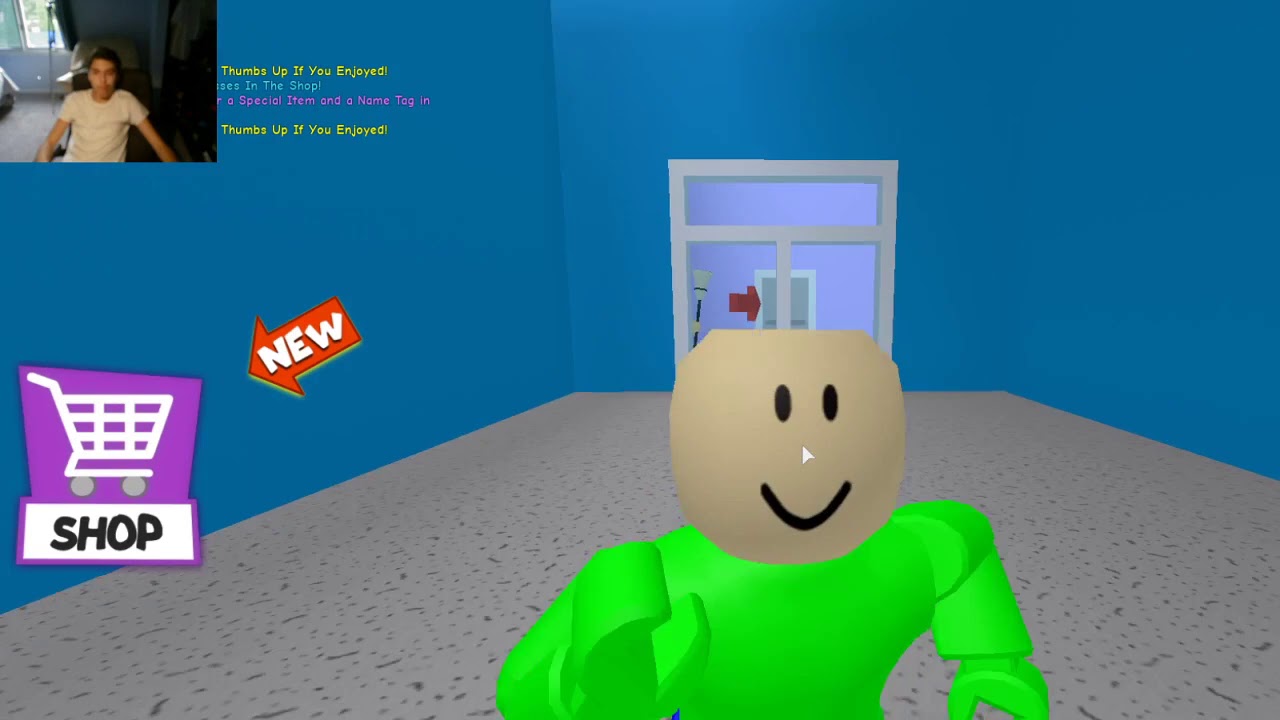 Baldi Plays Escape The Market Obby Youtube - escape caillou obby roblox