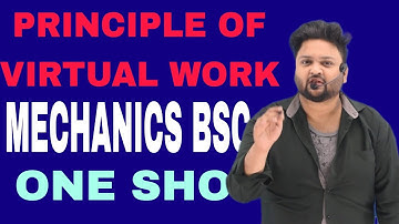 VIRTUAL WORK BSC 2nd YEAR MATHS  MECHANICS ONE SHOT || IMPORTANT QUESTION || HINDI ENGLISH