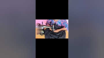 How to sew a drawstring casing on the waist of a dress