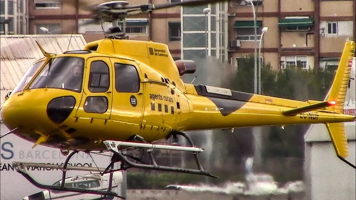 AS350 B3 EC-NUF Agents Rurals - Aeroport del Sabad...