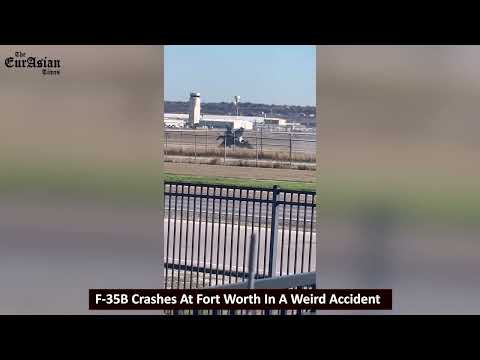 F 35B Crashes At Fort Worth In A Weird Accident