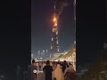 Burj Khalifa On Fire Dubai