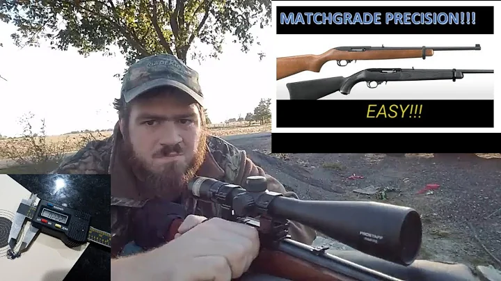 Ruger 10/22 Accuracy INSANE Factory Barrel Tune Cleaning