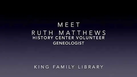 Meet Ruth Matthews