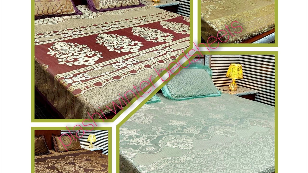 BED SHEETS NEW WINTER COLLECTION BRANDED BED SHEETS FANCY BED