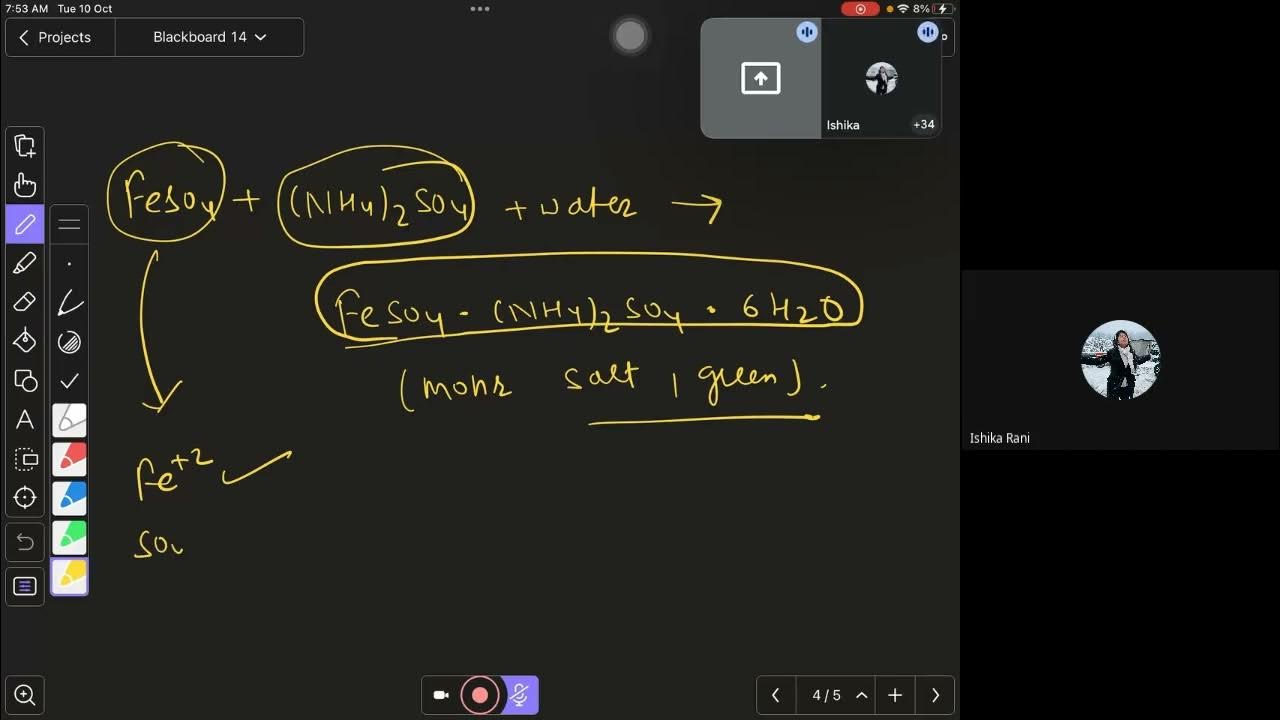 Coordination Compounds L1 JEE Droppers Batch 2024 Chemistry