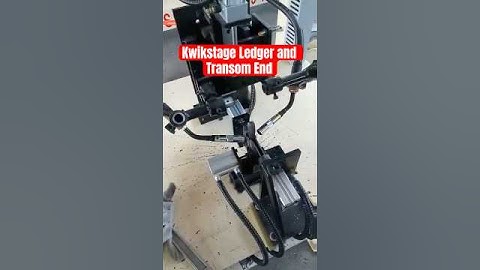 Kwikstage Ledger and Transom End